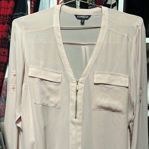 Express Women's Lite Pink Blouse